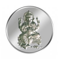 Lord Ganesh Coin - 20 grams - Silver 999