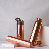 Copper bottle (Chip-chap) 500 ml - Glossy/Mirror finish