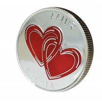 Silver coin (30 grams) - Valentine (Personalised)
