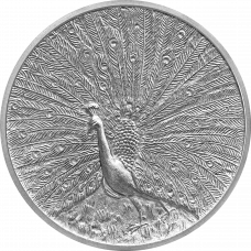 Indian Peacock - 999 Silver Coin - 100 Grams 