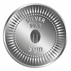 Mittal Group Pure 99.9% Silver Coin - 5 grams