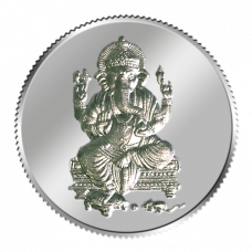 Lord Ganesh Coin - 10 grams - Silver 999