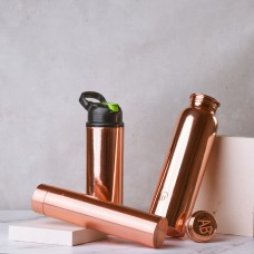 Copper bottle (Chip-chap) 500 ml - Glossy/Mirror finish