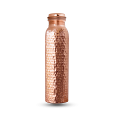 CopperKraft GANGA - Pure Copper Water Bottle 1000 ml - Hammered