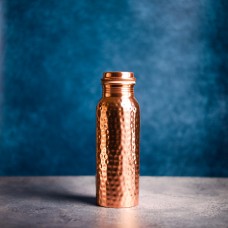 Copper Bottle (Ganga) 700 ml - Hammered