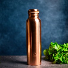 Copper Bottle (Ganga) 700 ml - Glossy/Mirror finish