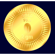 Gold Coin 2 grams 24 KT (995) 