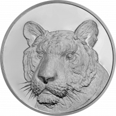 Indian Tiger - 999 Silver Coin - 100 Grams