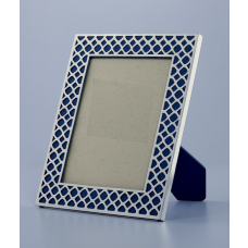 Turkish Blue Photo Frame - Silver-plated