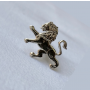 ODA Lapel Pin - Carved Lion (Nickel)